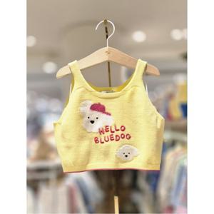 블루독베이비 10 26SS 신상(YE) 헬로 도기 니트베스트A (4611422001)