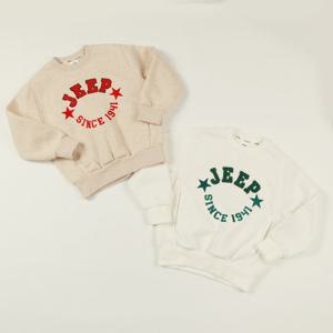 [지프키즈]기모 별 아치 지프 맨투맨  KP4TSU855