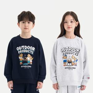 [차일디] 아웃도어프로덕츠키즈 (OD261IMM07) 베어 그래픽 맨투맨