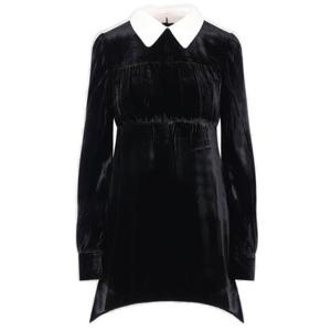 26 SS 프라다 벨벳 비스코스 큐프로 미니 드레스 F0002 P3R03178Y