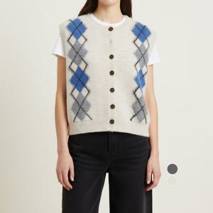 ATMARK 더블백아가일니트베스트_AE59VT019G