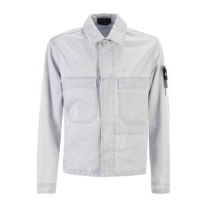 스톤아일랜드 코튼 데님 패치 포켓 오버셔츠 L1S144100006 VJ20