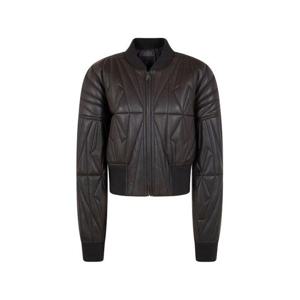 릭오웬스 몽클레어 가죽 자켓 MU01F1A11 M8116828 Grey