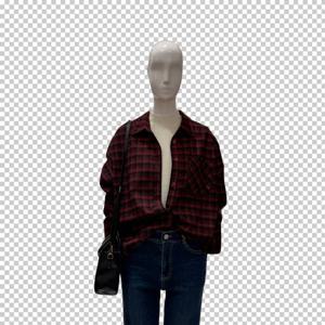 [숲]체크패턴 긴팔 카라셔츠  SBALS3AG