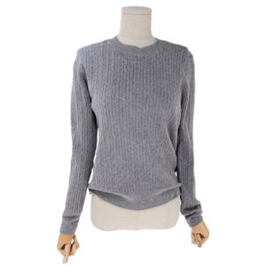 [스튜디오화이트]꽈배기짜임니트티셔츠ML3KTP220