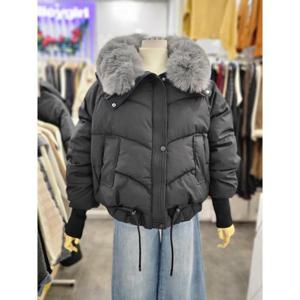 밸리걸 세이브존01 퍼카라 유니크 패딩 점퍼 614790-1