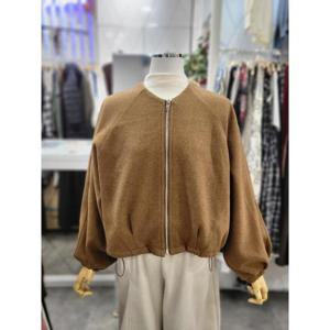 밸리걸 세이브존01 노카라 루즈핏 캐주얼 집업 숏 자켓 816390-1