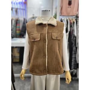 밸리걸 세이브존01 뽀글이 안감 카라넥 무스탕 베스트 611910