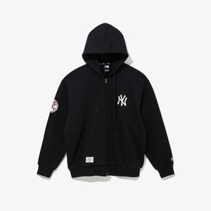 [뉴에라] 뉴욕 양키스 베이직 후드 집업 블랙 (14742051)