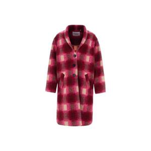 가브리엘 GABRIEL 체크 울 코트 푸시아 MA0019FA A3D27E 40FA