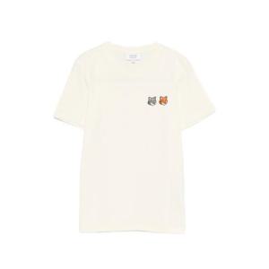 메종키츠네 반팔 티셔츠 OW011CFKJ7026 LATTE NEUTRALS