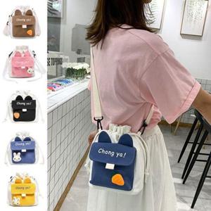 크로스 메신져백 슬링백 귀여운 인형 뱃지 미니 ELG-184