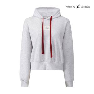 나인식스뉴욕  라벨 후드 맨투맨 티셔츠 (NQ1TS010M0)