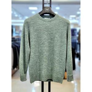 바쏘옴므 세이브존03 바쏘옴므 24FW 민트 모 알파카 혼방 라운드 니트 WSAGY3WR62AA