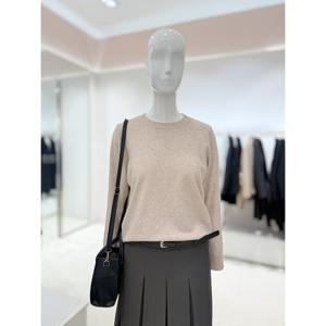 [숲]격자짜임 라운드 긴팔니트  SC2LK883