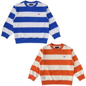 [블루독8-키즈] 택1 네이비 시그니처스트라이프맨투맨 긴팔 티셔츠 간절기 두돌선물 초등학생 2617533404