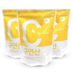 버블킹 구연산 청소 세정제 1kg 3개