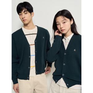 [빈폴멘] [Essential] 남녀공용 코튼 베럴비 카디건 - 그린 (BC615AE10M)