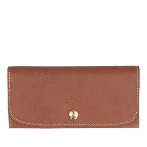 롱샴 메탈 로고 스냅 가죽 지갑 30050HYZ 035