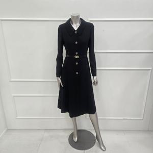 [미니멈]MZAGWO2950BK 카라넥 플레어 원피스