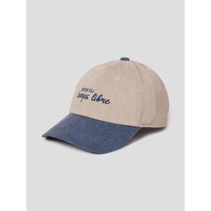 (35618BWYBA) [에잇세컨즈] 흘림체 배색 볼캡  베이지