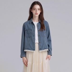 부루앤쥬디 레이스배색데님셔츠자켓 BOSBSH511B