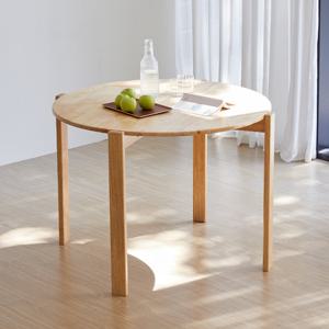 베스트리빙 오르 원형 2인(800) 원목 카페 인테리어 테이블/식탁 단품