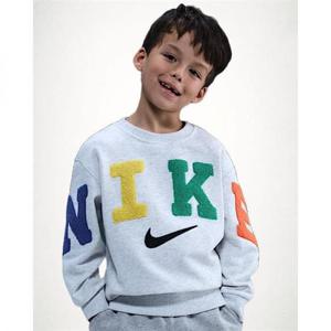 NIKE 나이키 클럽 리틀키즈 셔닐 플리스 크루 - 버치 헤더 IO6109-051 1712667