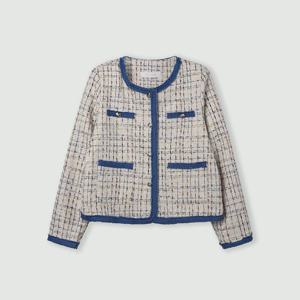 [코인코즈][정가159,000원]데님배색 트위드 자켓_CC6SJ103