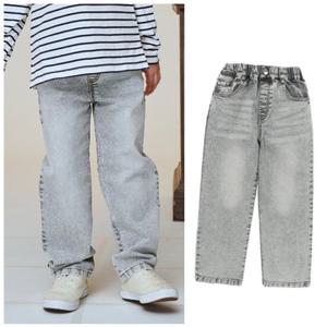 빈2 BA11PT02GY 아동 남아 여아 그레이 워싱 일자 데님 팬츠 초등 2026년 봄상품