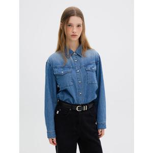 (올리브데올리브) OJ4AB809 포켓 데님 셔츠