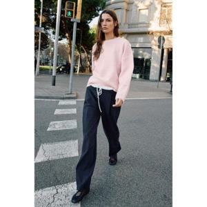 자라 ZARA 소프트 니트 스웨터 - 라이트 로즈 2142161644 324096