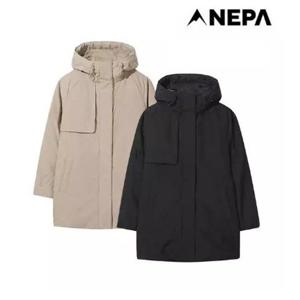 네파 [택가519,000원] 7L82069 여성 벤투스 윈드스토퍼 후디 미드 다운자켓