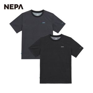 [네파]네파 남성 아이스테크쉘 지오 반팔 라운드 티셔츠 7K35338