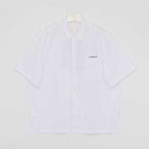 지방시 프린팅 로고 코튼 남성 반팔 셔츠 BM610814M6 100