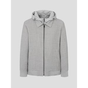 [갤럭시 라이프스타일] 울 텍스쳐 디테쳐블 후드 블루종  그레이 (GC6239L023)