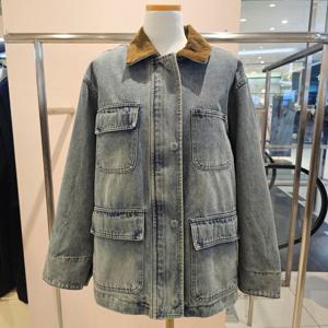 [파프리카]워크 데님 양털 라이너 윈터 자켓 SK4JKB01