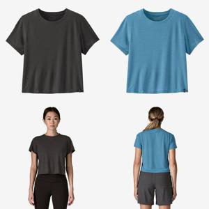 [파타고니아코리아][26SS]우먼즈 캐필린쿨 트레일 크롭셔츠 24476R5