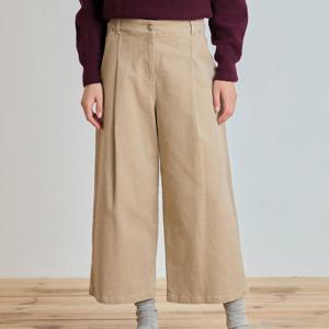 캐리스노트 크롭 와이드 데님 팬츠 (CNEFDP803)