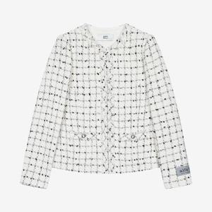 베스띠벨리 세이브존01 테슬 트위드 자켓 BKJAC2110