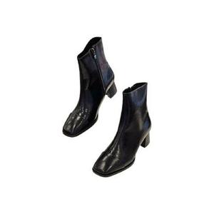 [세라]MARIO마리오 여성 소가죽 스퀘어토  앵클부츠 (5cm) A22A604