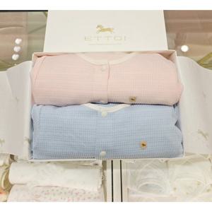 (에뜨와) (07T35760U) (쌍둥이백일돌선물)코코7부내의(블루핑크) (유아/출산/백일/돌선물/조카선물)