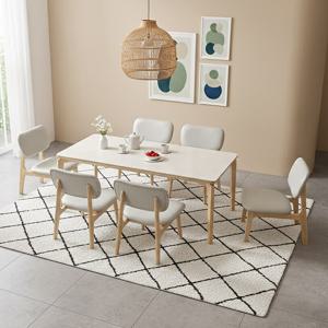 트리플 엠유 세라믹 6인용 낮은 식탁세트 (의자6)