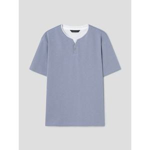 [로가디스] [SMART 4 ] 썸머 헨리넥 티셔츠  스카이 블루 (RY6342CL2Q)