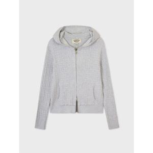 [후아유] 여성 High-Guage Cable Hoodie Zip-up WHCKG2391F