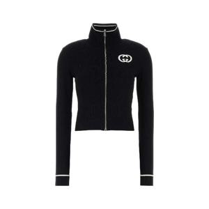 26SS 구찌 블랙 viscose blend 가디건 856220XKFCZ1214 TP571212398