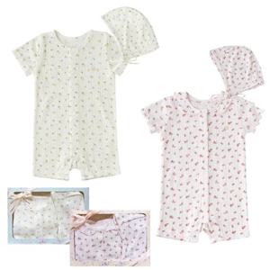 M밍크뮤D 26SS 쁘띠프룻플라워SET바디슈트 2종 택1 보넷세트 (363700400304)