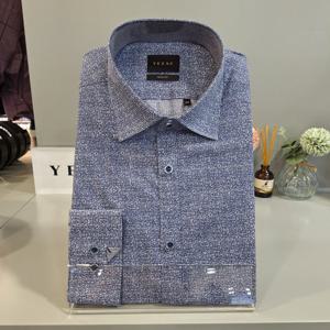 [예작]멋스러운 프린트 슬림핏셔츠 YJ2FUS530-NY_BP