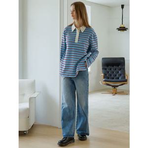 (올리브데올리브) OJ4AL855 세미 와이드 데님 팬츠