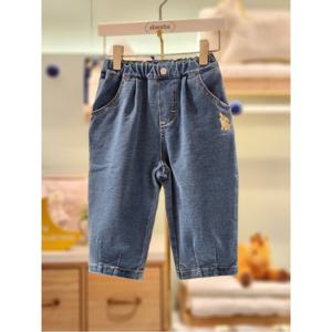 압소바 HK 제키 배기 데님팬츠(진블루)(26년SS신상) (2A1124103)